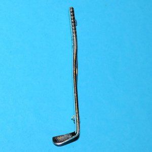 Vintage Signed B.A.B. STERLING Golf Club Brooch BAB Silver 925 Sports Golfer